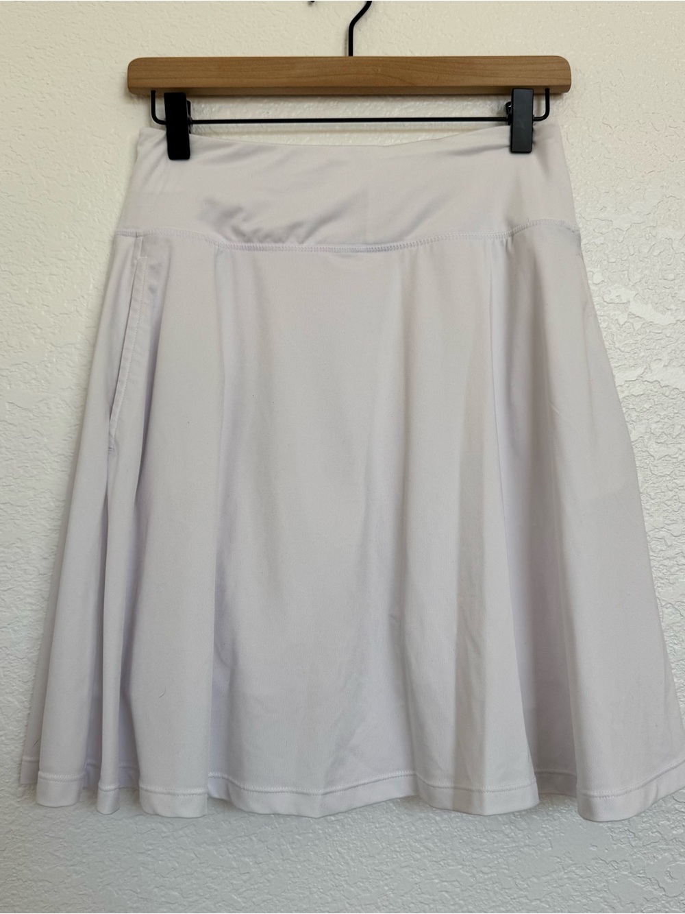 Baleaf High-Waisted Tennis/Golf Skort with Pockets - White